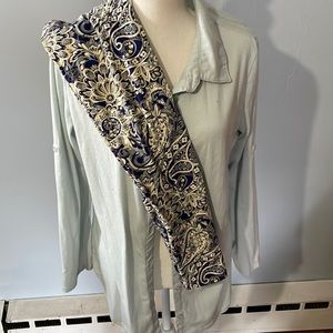 Lularoe button down shirt and OS leggings